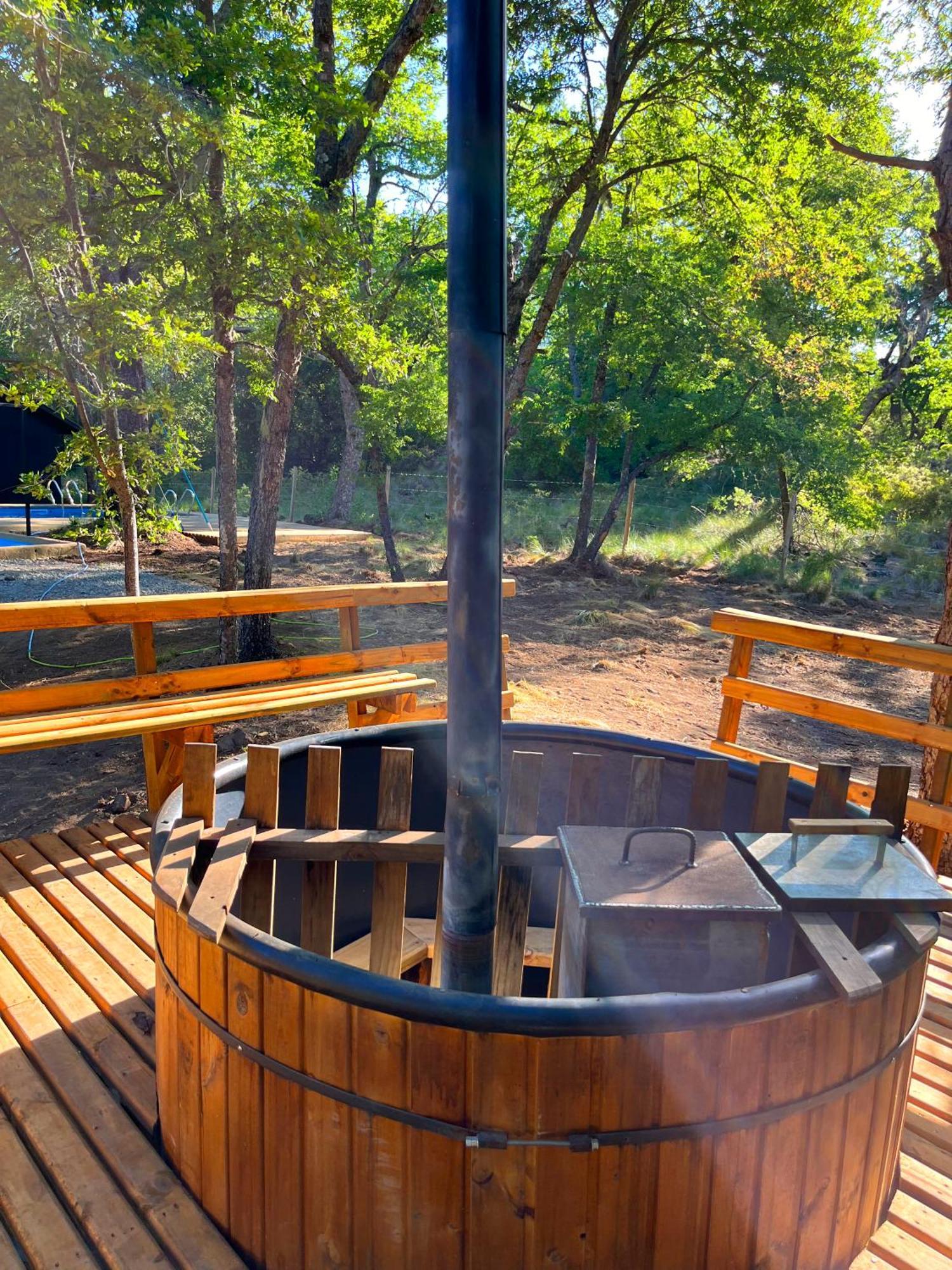 Cabanas Kalinaw Las Trancas Exterior foto